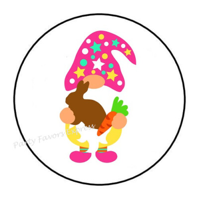 10cm Auto-Aufkleber Sticker Decal Laptop Farbe Easter Gnome Chocolate Bunny R272