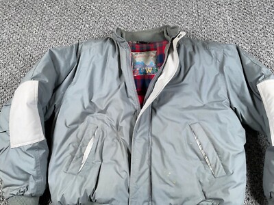 Veste vintage Members Only homme grand coupe vent marron