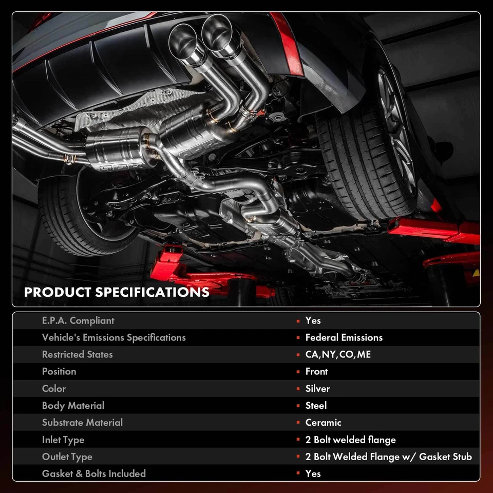 Convertidor catalítico para Chevrolet Impala 06-09 Monte Carlo Buick Pontiac V8 5,3 L Foto 3 de 4