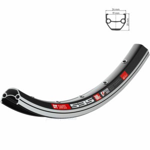 DT Swiss Felge 535 700c 28" E-bike VL 6 5mm 32 Loch