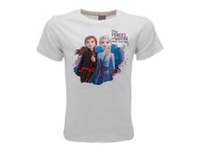 T-Shirt Frozen 2 originale Anna ed Elsa bianca maglia maglietta Disney novità