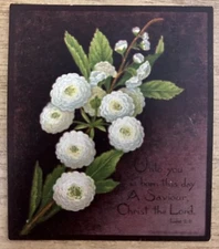 1883 (W80-1) Louis Prang Holiday Christmas Card Lithograph "Merry Christmas"