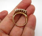 14K Yellow Gold Tanzanite & Diamond Ring Size 8 [R215] — photo 6