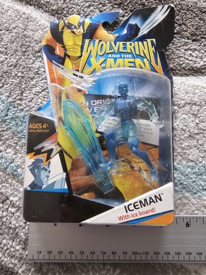 Marvel Wolverine and the X-Men Iceman w/ Ice Surf Board Figure Hasbro 2008