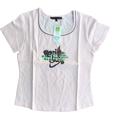 NWT Marithe Francois Girbaud Top Shirt Women Large Pink | eBay