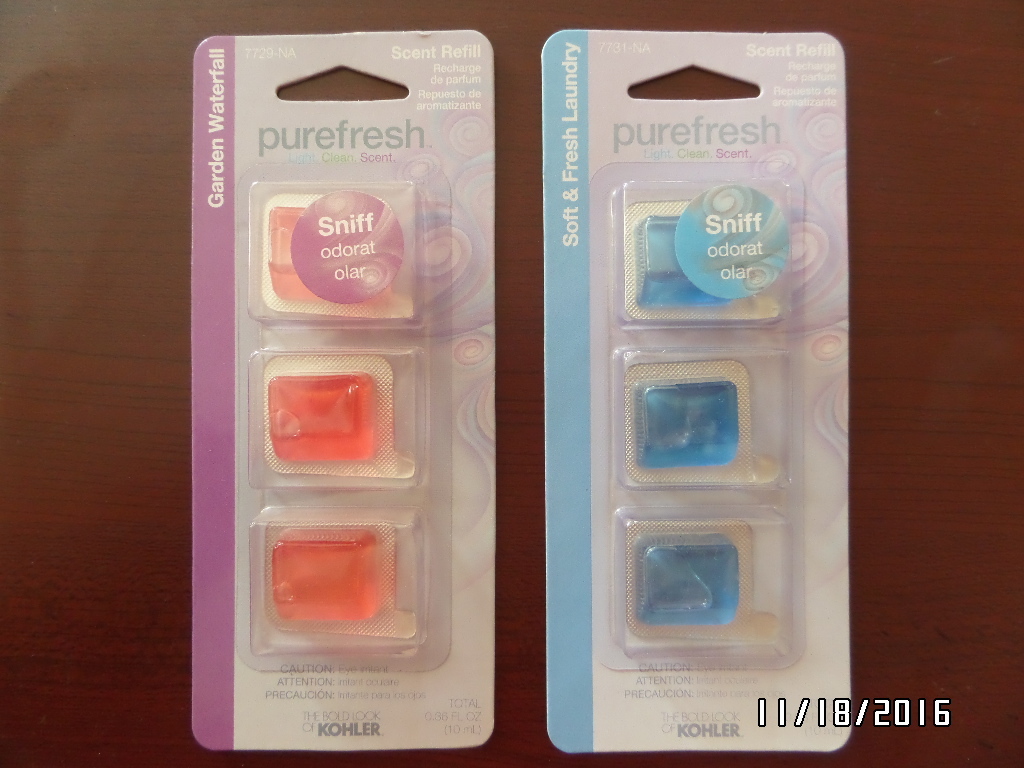 KOHLER Purefresh Toilet Refill Scents Garden Waterfall / Soft Fresh