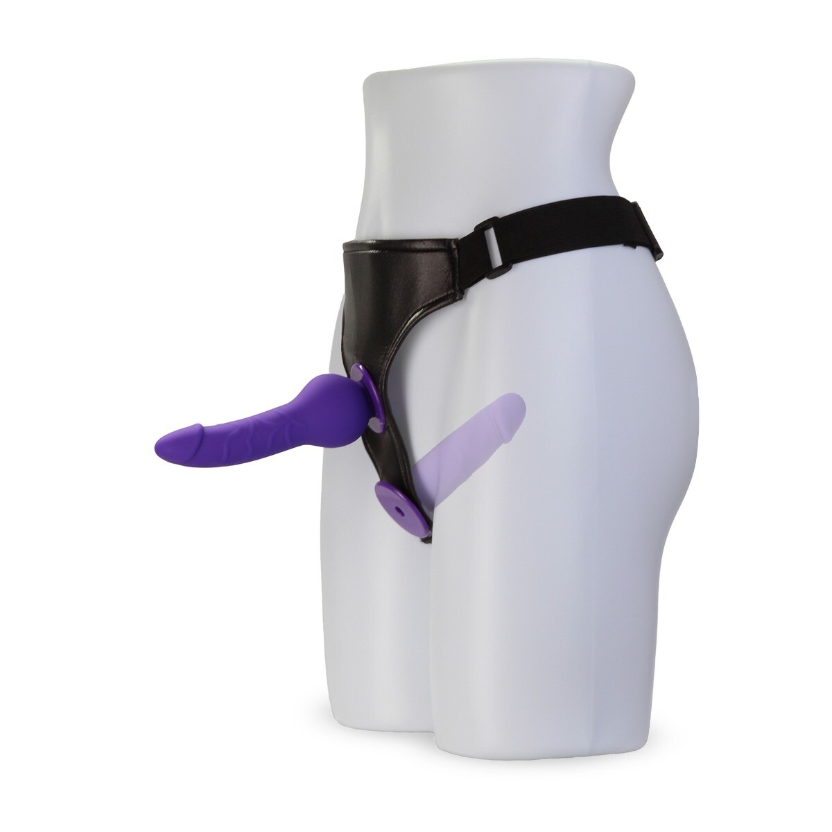 Double Penetration Strap-On Harness Realistic G-spot Anal Dildo Lesbian Sex  Toys | eBay