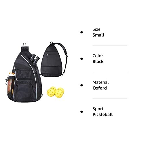 LLYWCM Pickleball Bag | Sling Bags - Reversible Crossbody Sling Backpack - Picture 8 of 8