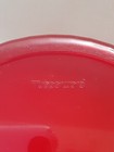 Tupperware 2062 Acrylic Ruby Red Candy Dish Stackable With Lid - Used — photo 2
