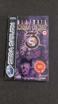 Ultimate Mortal Kombat 3 Sega Saturn Pal Italienisch Espana Verwendet Komplette