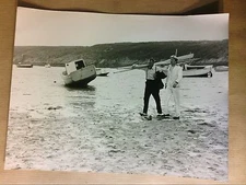 Rare Press Agency Photo / Marco Perrin And Jacques Charrier / 18 X 24 Cms