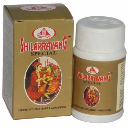 Dhootapapeshwar Shilapravang Special 30 Tablets For Men | Helps Enhance Libido - 第 1/1 張圖片
