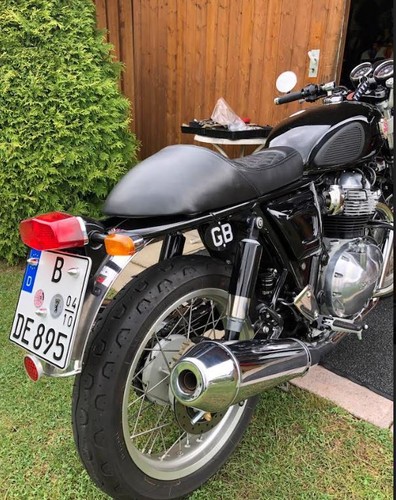 Royal Enfield (Real Leather) Kustom SEAT for INTERCEPTOR, Continental RE650 - Picture 56 of 56