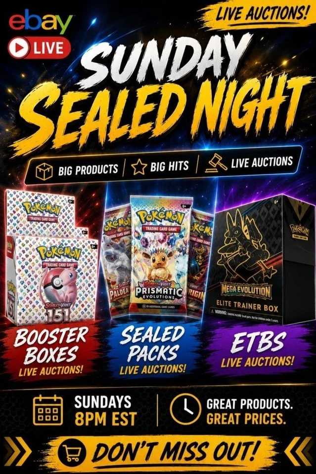 🔥SUNDAY NIGHT SEALED🔥