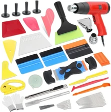 Window Tint Kit Vinyl Wrap Tool for Film Installation, 52PCS Wrap Tools with H