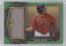 2022 Topps Triple Threads Single Jumbo Relics Emerald 10/27 Rafael Devers 0c3