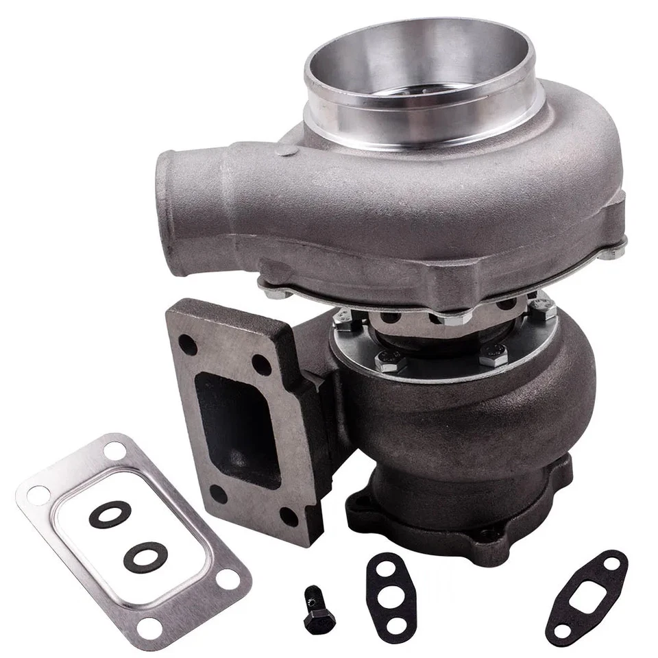 GT3076R GT3037 GT30 T3 4-BOLT 500HP Turbo Charger 0.6 A/R 0.82 Turbine Universal - Image 3 of 4