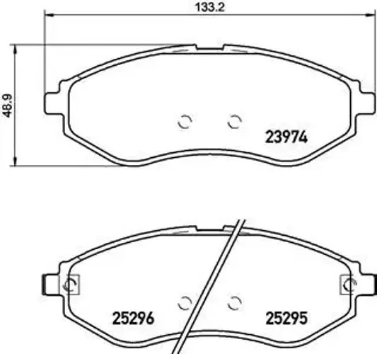 Fits BREMBO KLOCKI SZCZEKI CYLINDERKI P 10 057 BRAKE PADS FRONT ⭐UK Stock⭐ - Image 4