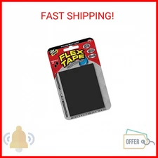 Flex Tape, Mini, Black, Original Thick Flexible Rubberized Waterproof Tape - Sea
