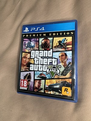 Grand Theft Auto V Premium Edition PS4 Spiel komplett mit Karte Rockstar Games