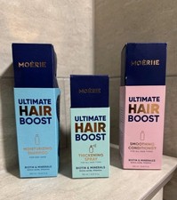 Moerie Ultimate Hair Boost Shampoo. Beruhigender Conditioner. Für alle Haartypen Neu