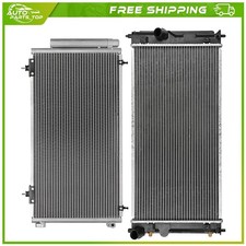 Aluminum Radiator And Ac Condenser Cooling Kit For 2000-2004 2005 Toyota Celica Aluminum Radiator And Ac Condenser Cooling Kit For 2000-2004 2005 Toyota Celica