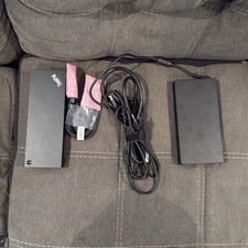 Lenovo ThinkPad Docking Station Black Universal Compatible with Power Adapter