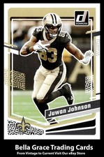 2023 Panini Donruss Juwan Johnson #215 New Orleans Saints NFL Football