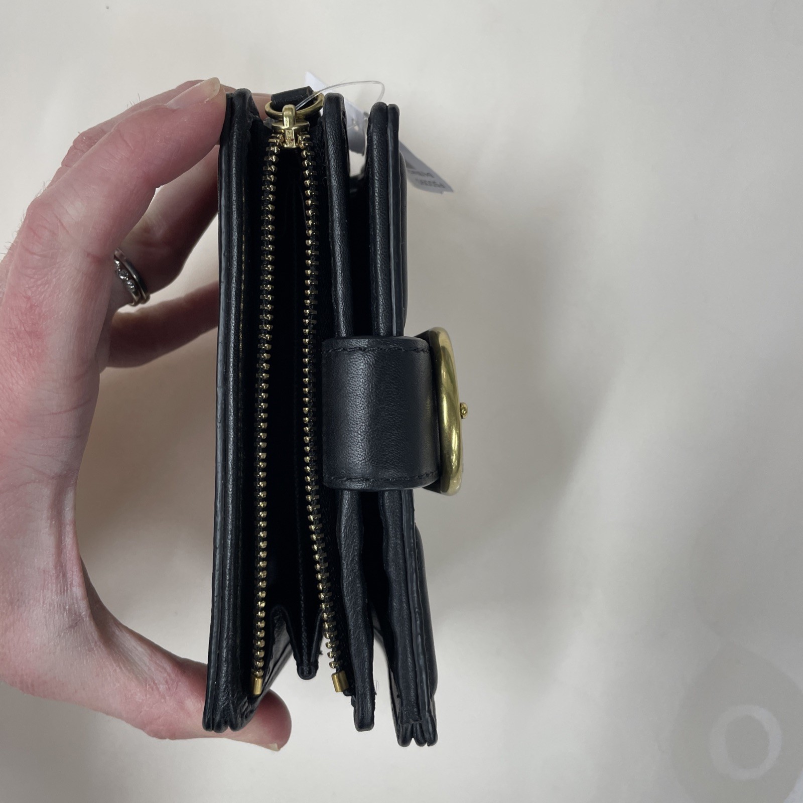 Coach Women's Zipper Wallet Black thumbnail 5