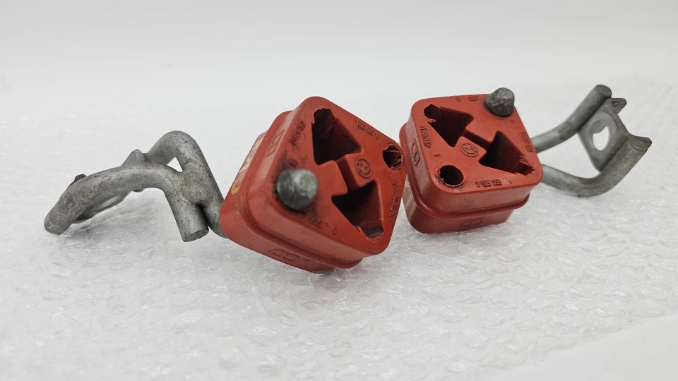 09-15 BMW F01 F02 750Li Trasero Derecho e Izquierdo Silenciador Tubo Suspensión con Soporte Foto 2 de 4