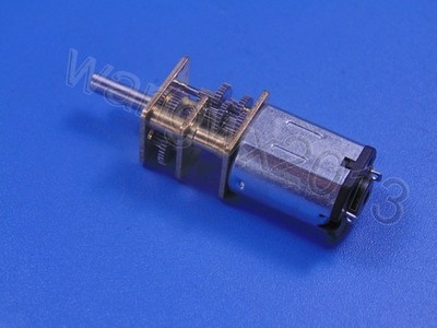 1x DC3V 6V 12V 5-40RPM N20 Metal Gearbox Speed Reduction Gear DC Motor 1:1000 #j