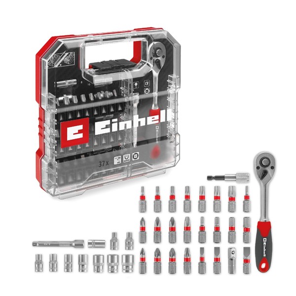 Einhell L-CASE 37-Tlg. Bit- Und Ratschen-Set Mit Aufbewahrungsbox-image
