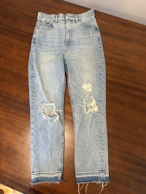 Women s Express Distressed Mom Jeans Size 4R