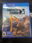 Construction Simulator Sony PlayStation 4 PS4 - No Manual