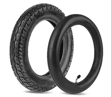 Heavy Duty 12.5x2.25 (12-1/2 x2-1/4) Tire & Inner Tube Set with Angled Valve 