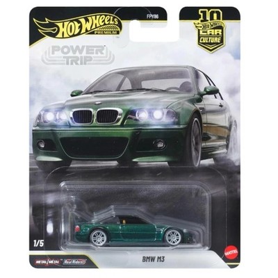 Hot Wheels BMW M3 E46 ''Power Trip'' 1:64 Green Diecast Model Car JKG30-6B
