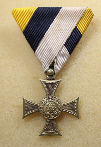 Bulgaria Long Military Service Cross 10 Yrs, Ferdinand I, Type I (1889–1898)