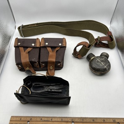 Mosin Nagant Soviet Era Cleaning Kit, Sling, Magazine Holders