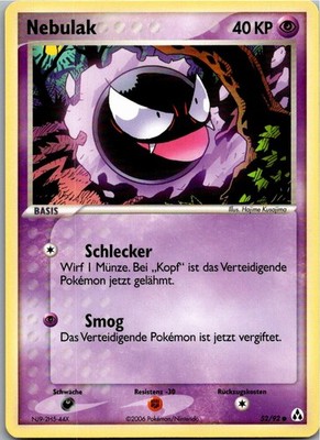 Pokémon Nebulak 52/92 EX Legend Maker 2006
