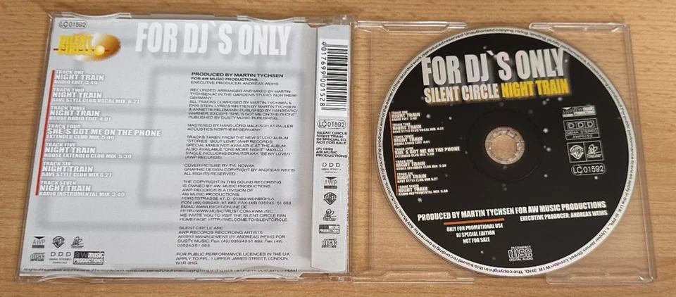 Silent Circle ‎– Night Train (Maxi CD) -- DJ's only Copy - must have - Bild 2 von 4