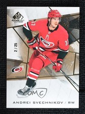 2021-22 Upper Deck SP Game Used Gold Fragment 2/25 Andrei Svechnikov #72 hq5