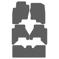 Basic Fußmatten, Autoteppiche für Nissan Pathfinder III 2004-2010 7Per Graphit x