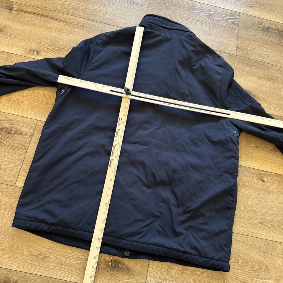 Chaqueta Polo Ralph Lauren Para Hombre XL Alta Azul Forrada de Vellón Con Capucha Preppy Foto 4 de 4