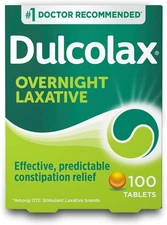 Dulcolax Stimulant Laxative Tablets Bisacodyl 5mg Constipation Relief 100ct
