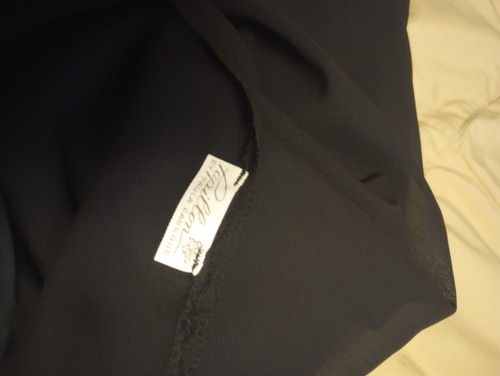 Vintage Papillon by Paula Carbone Lingerie 2 piece Black Set Size Small - Picture 7 of 12