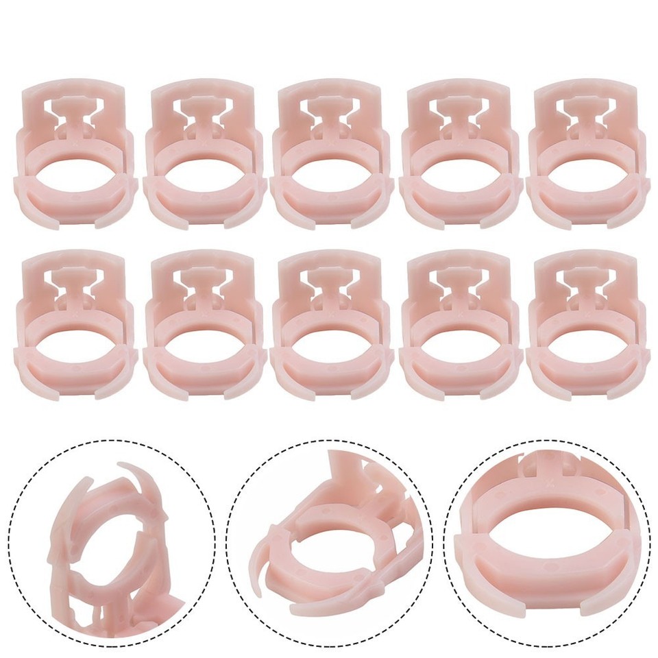 4x Ford Fuel Line Retainer Clips – Plastic Pipe Guide Fastener – 7L3Z-9S317-A/B