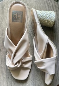 DV Dolce Vita FALLON Slide Sandal-Cream-Size 10