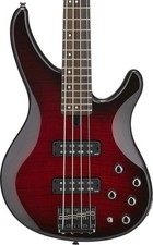 Yamaha TRBX604FM Dark Red Burst E-Bass mit Flame Maple Finish gebraucht