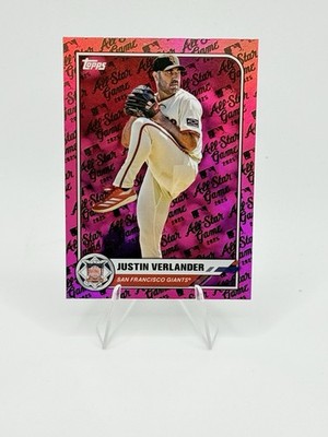 2025 Topps All-Star Game - Justin Verlander, Justin Verlander #66 Pink Foil /250