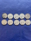 10 - 1956 P&D Washington Quarters  90% Silver